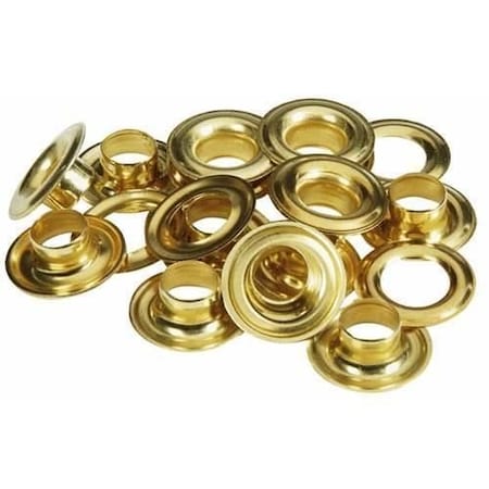 Brass Grommets With Plain Washers - Size #4